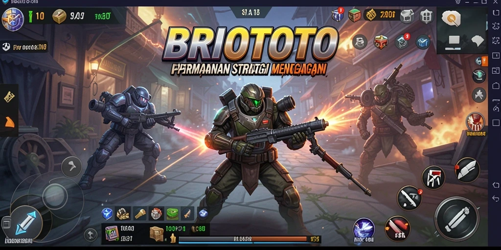 Tangkapan layar gameplay BRIOTOTO yang menarik dan strategis.