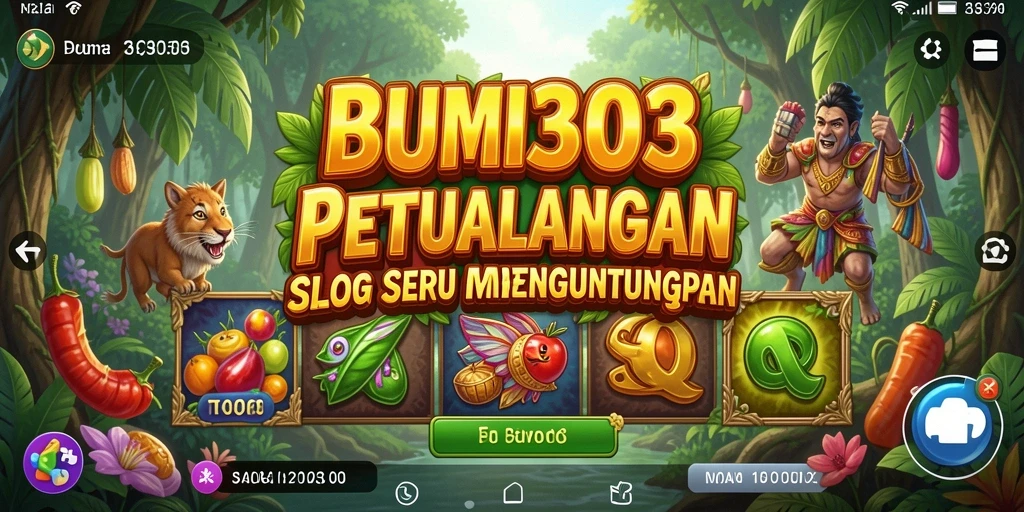 Tampilan menarik dari gameplay BUMI303 Slot yang seru dan menguntungkan.