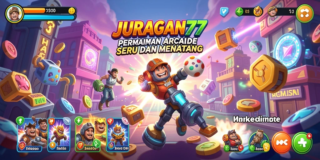 Tampilan gameplay seru dari <strong>JURAGAN77</strong> dengan tantangan arcade yang menarik.