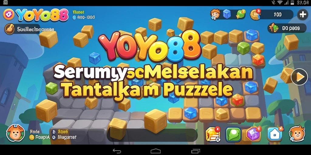 Tampilan gameplay seru dari YOYO88 dengan berbagai teka-teki menantang.